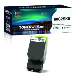 BildeLexmark CX310 / CX410 BK (svart) toner 2500 sider - kom...