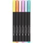 Fiberpenna Black Edition pastel 6/fp