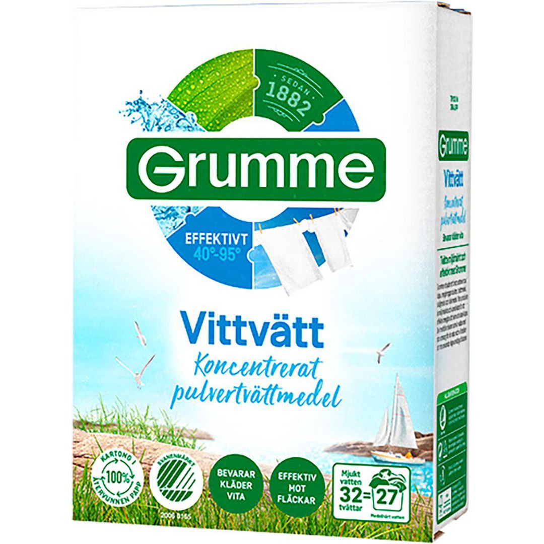 BildeTvättmedel GRUMME Vittvätt 1,12kg