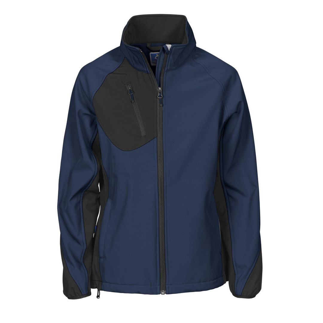 BildeSoftshelljacka dam Projob 2423 navy M