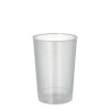 Plastglas återanvändbara 20cl 40/fp