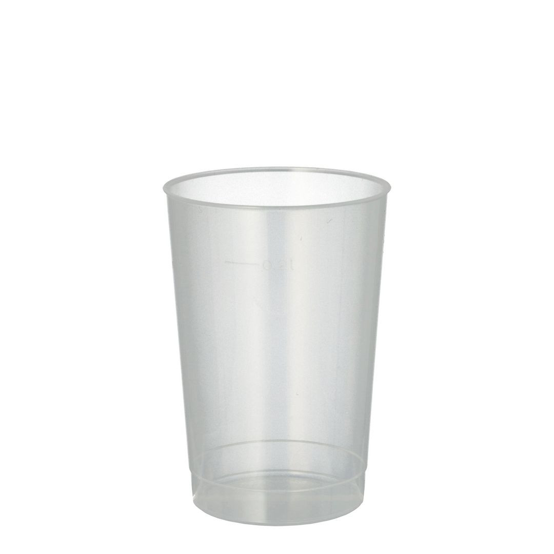 BildePlastglas återanvändbara 20cl 40/fp