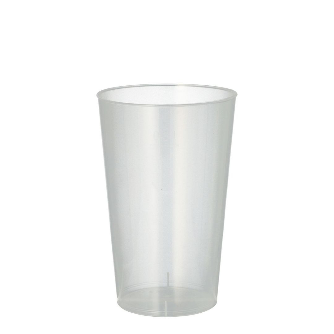 BildePlastglas återanvändbara 30cl 25/fp