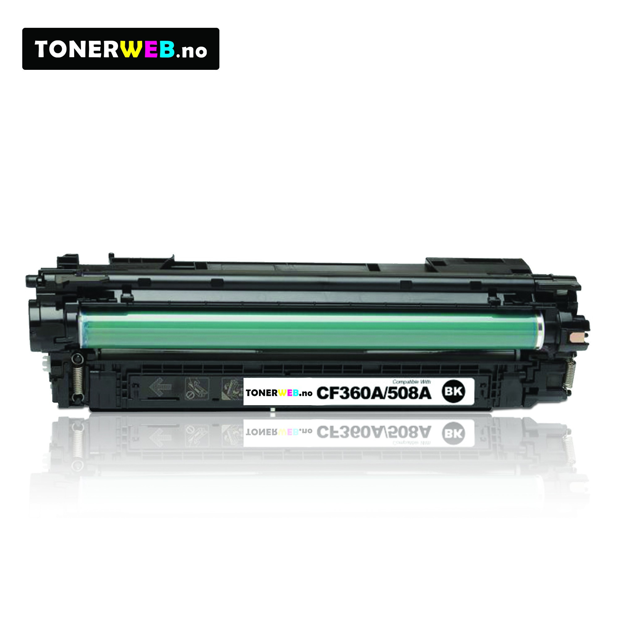 Tonerkassett, erstatter HP Sort 508A (6.000 sider)