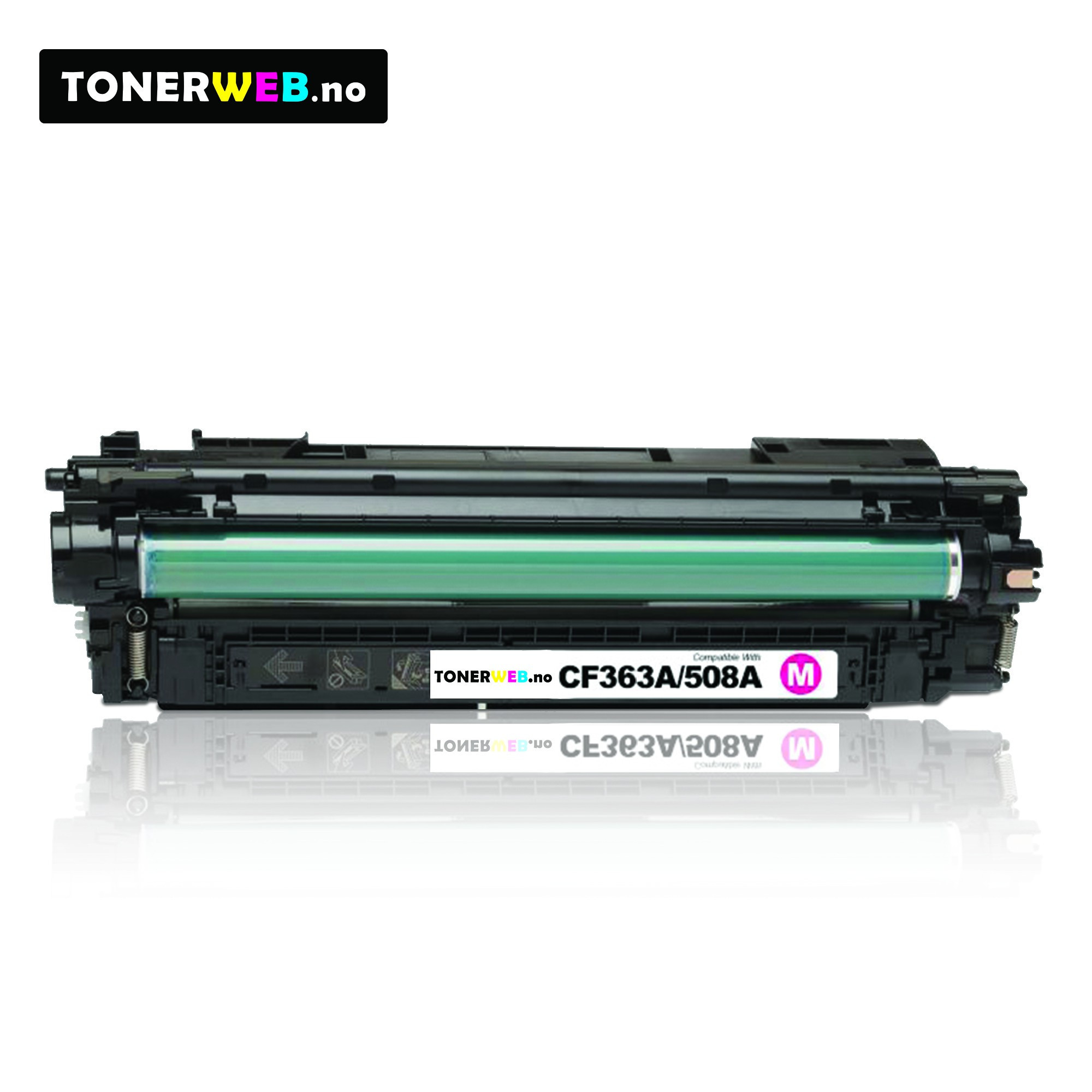 Tonerkassett, erstatter HP Magenta 508A (5.000 sider)