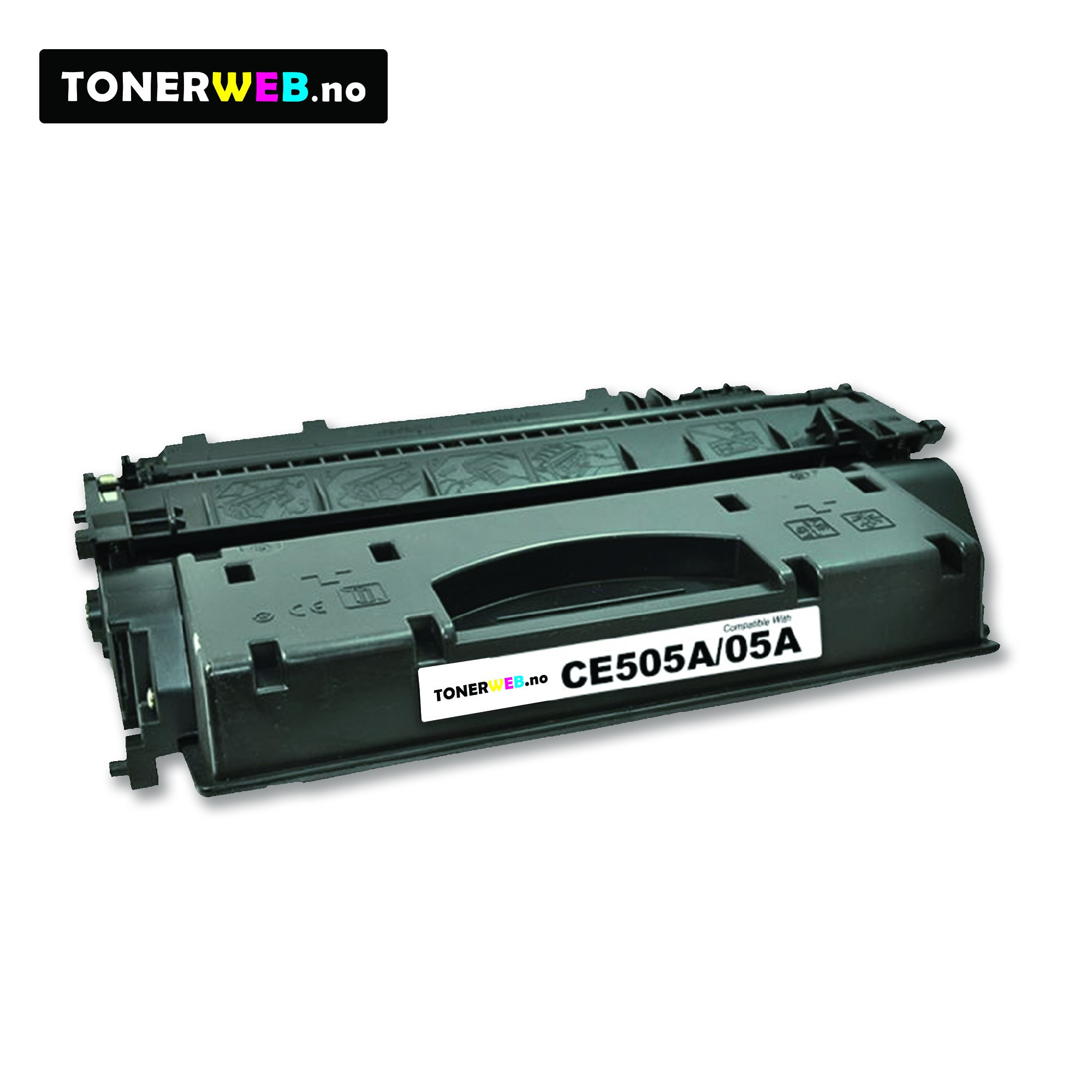 HP 05A BK (svart) toner 2700 sider - kompatibel