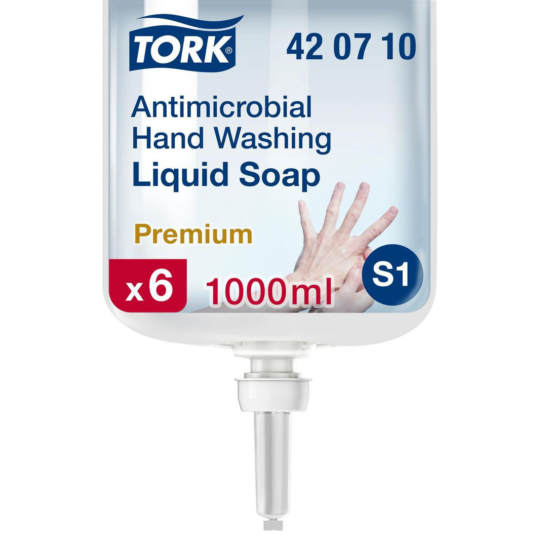 BildeTvål TORK S1 Antimikrobiell Flyt. 1L