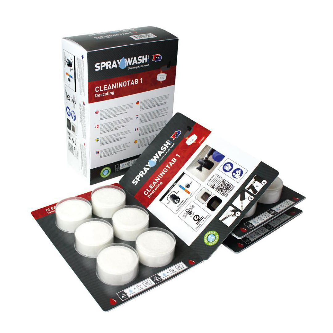 BildeTablett 1 SPRAYWASH u.parfym röd 18/fp