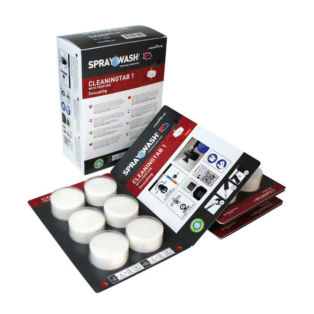 BildeTablett 1 SPRAYWASH m.parfym röd 18/fp