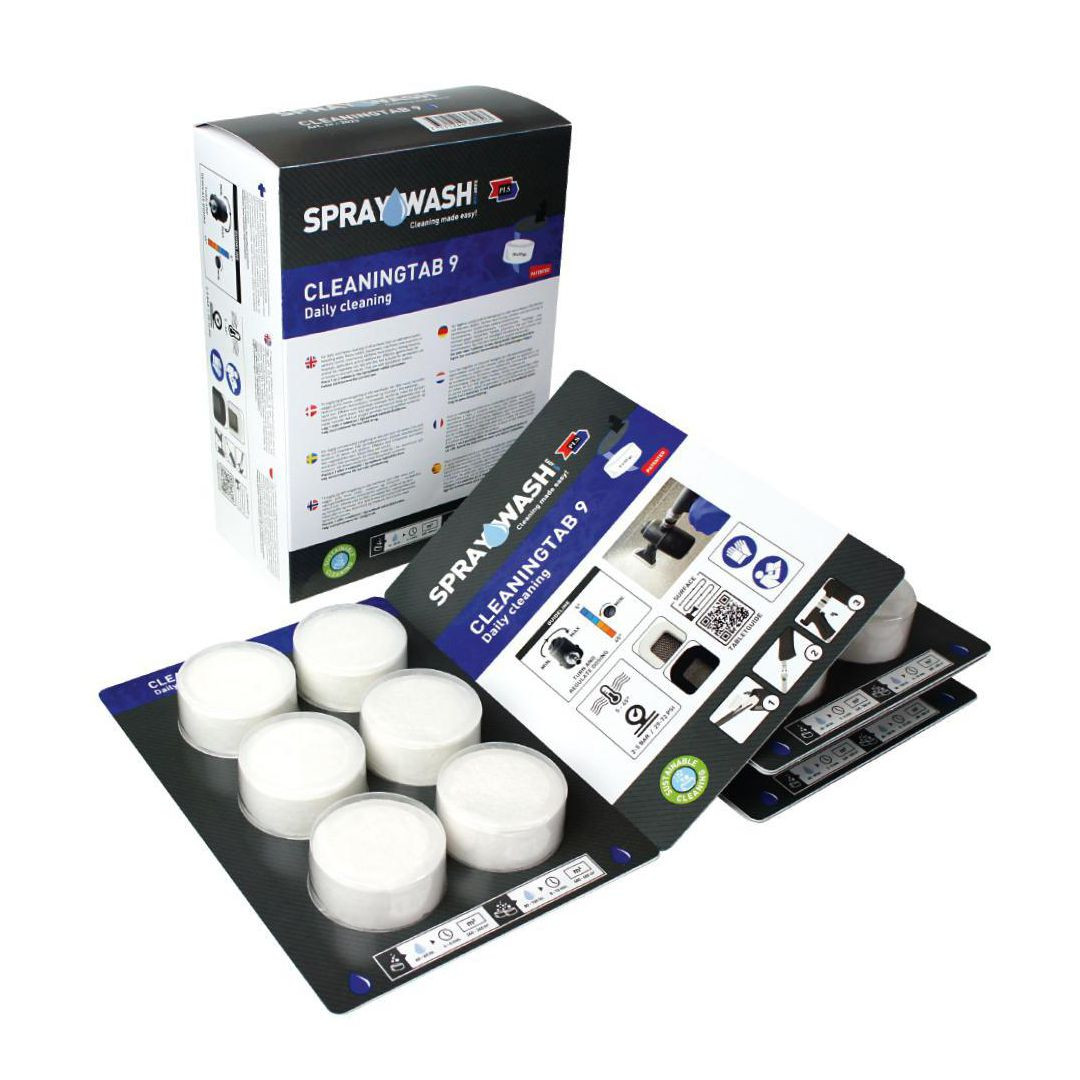 BildeTablett 9 SPRAYWASH u.parfym blå 18/fp