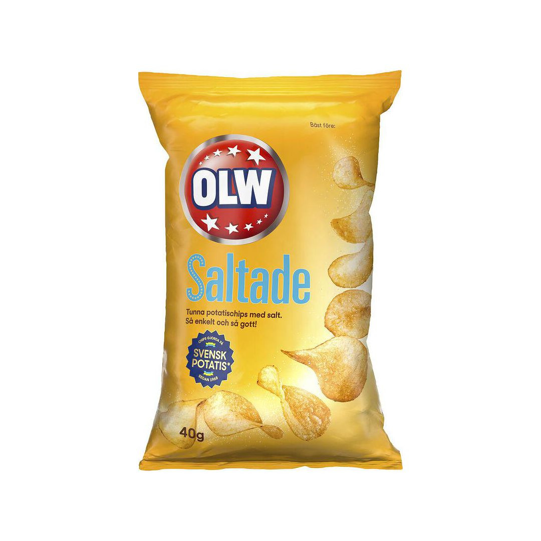 BildeChips OLW lättsaltade 40g