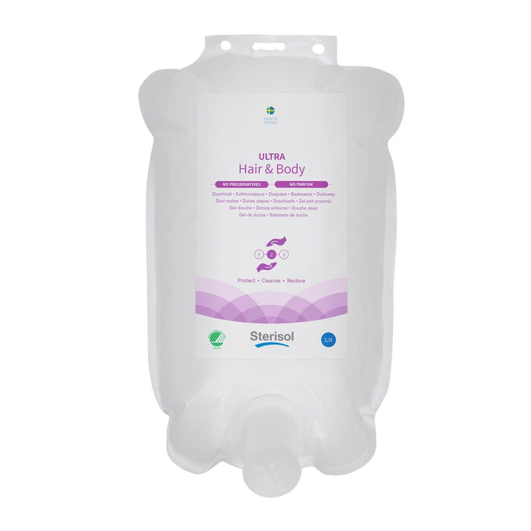BildeDuschtvål STERISOL Ultra Hair&Body 2,5L