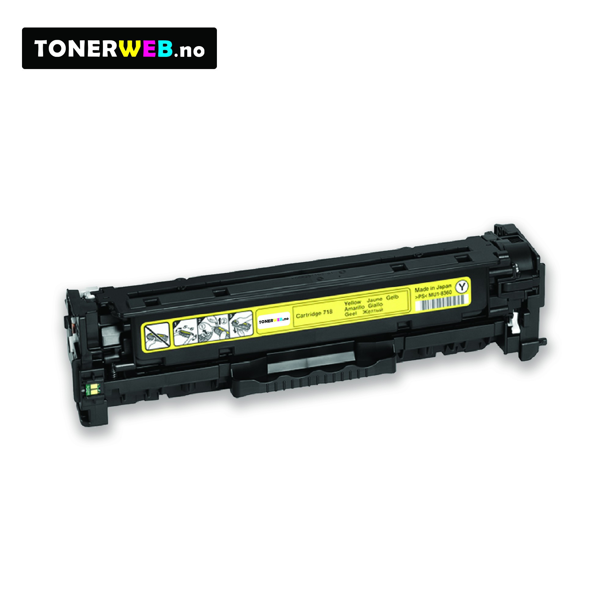 Canon Toner Gul 718Y (2.900 sider) - Erstatter 2659B002