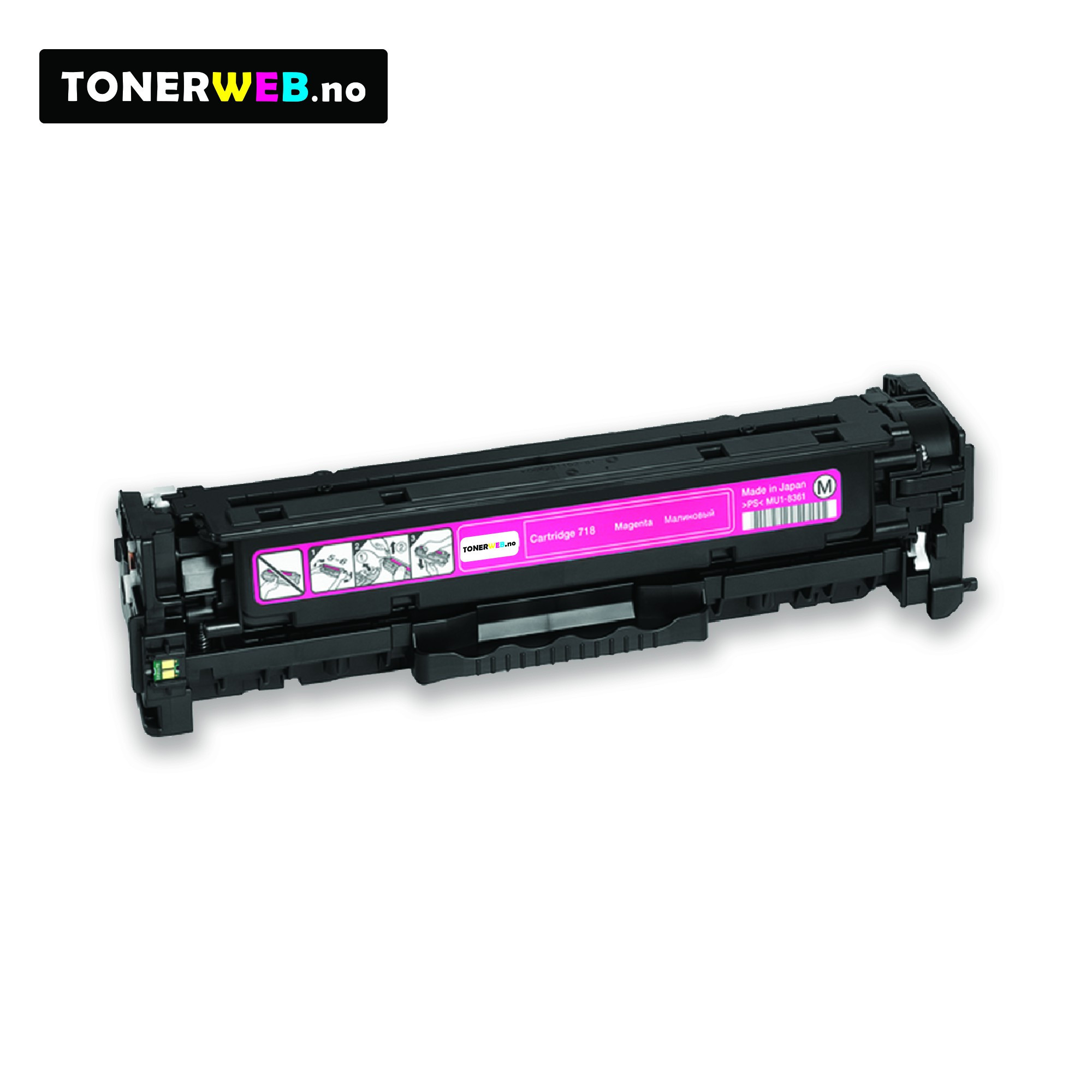 Canon Toner Magenta 718M (2.900 sider) - Erstatter 2660B002