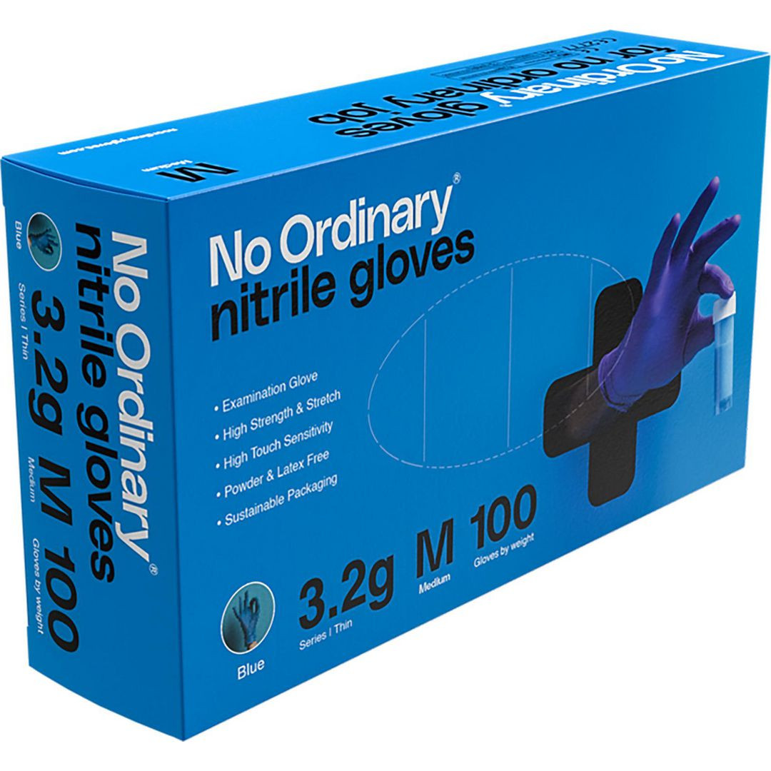 BildeNitrilhandske NO ORDINARY M 100/fp