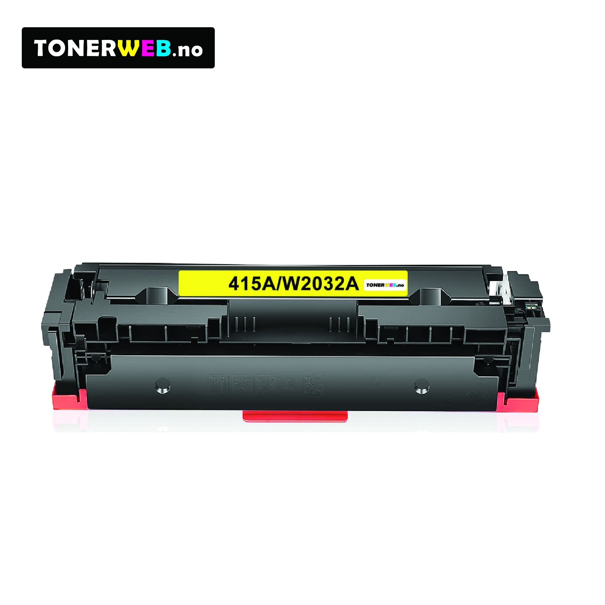 HP 415A Y (gul) toner 2100 sider - kompatibel