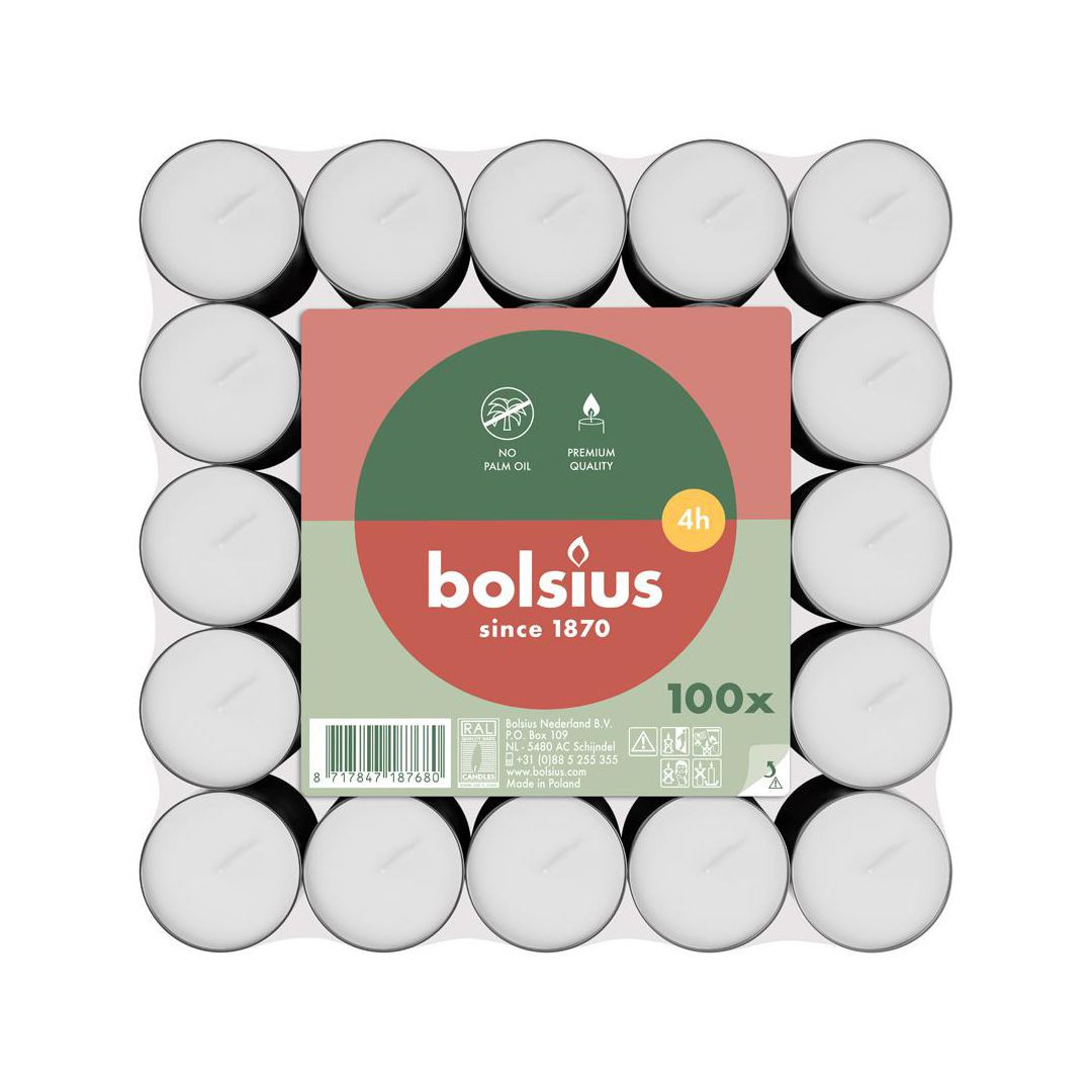 BildeVärmeljus BOLSIUS 4h 100/fp