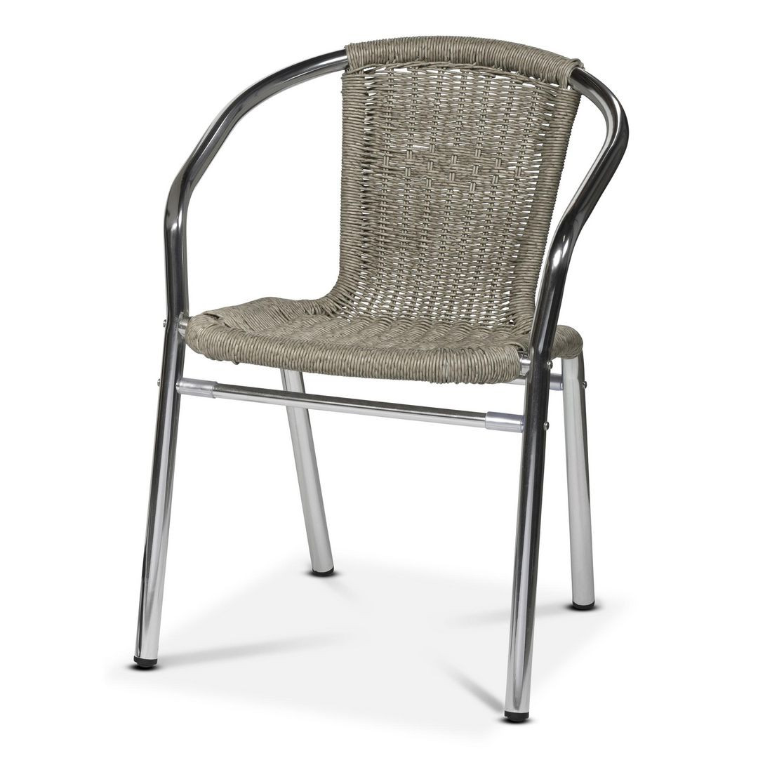 BildeStol karm Alu-Bistro khaki