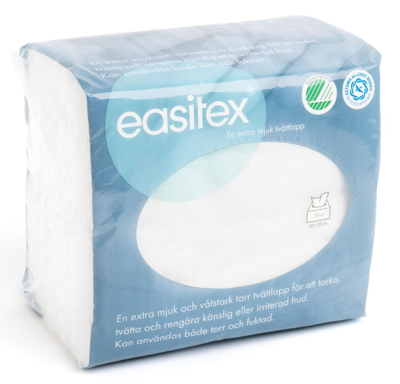 BildeTvättlapp EASITEX svanen 30x32cm 50/fp