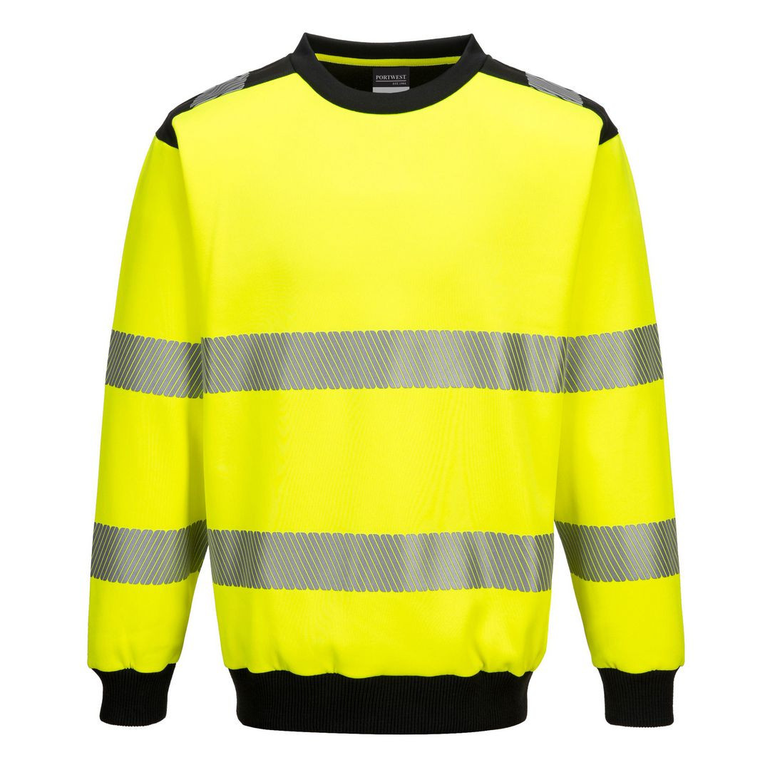 BildeVarselsweatshirt PW379 Hi-Vis Kl 2/3 XL