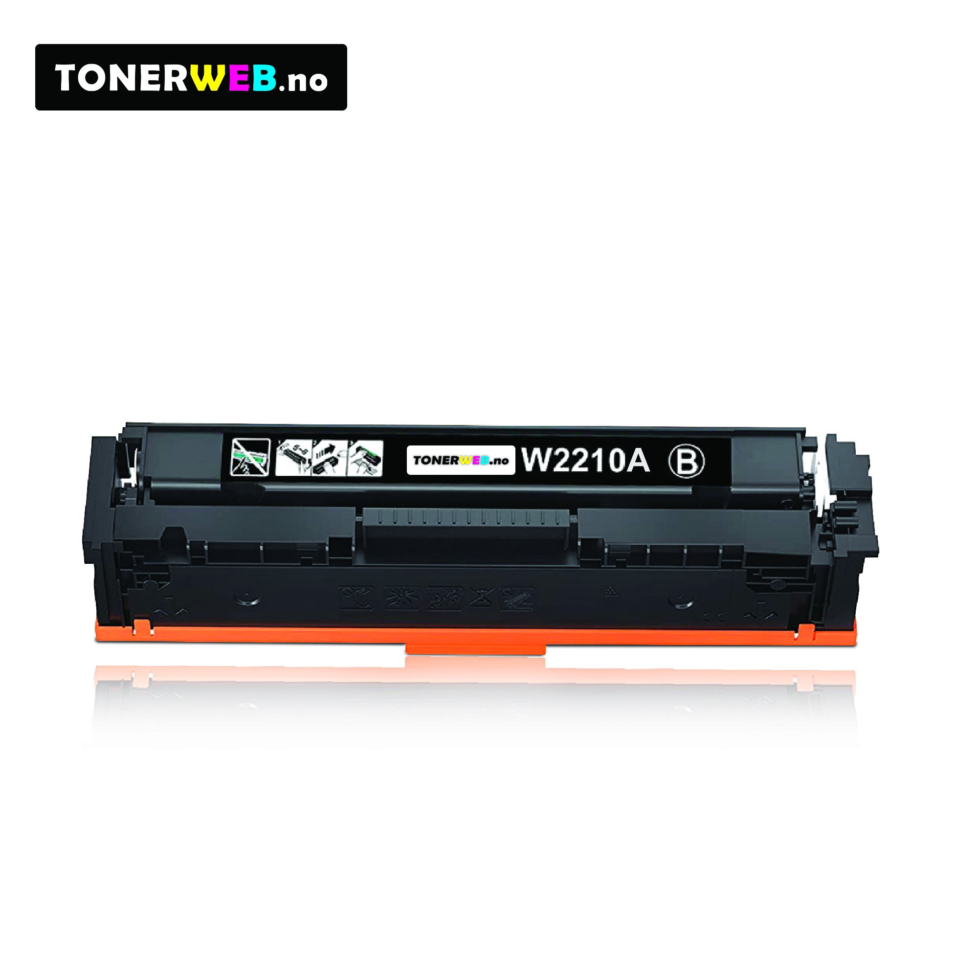 HP 207A BK (svart) toner 1350 sider - kompatibel