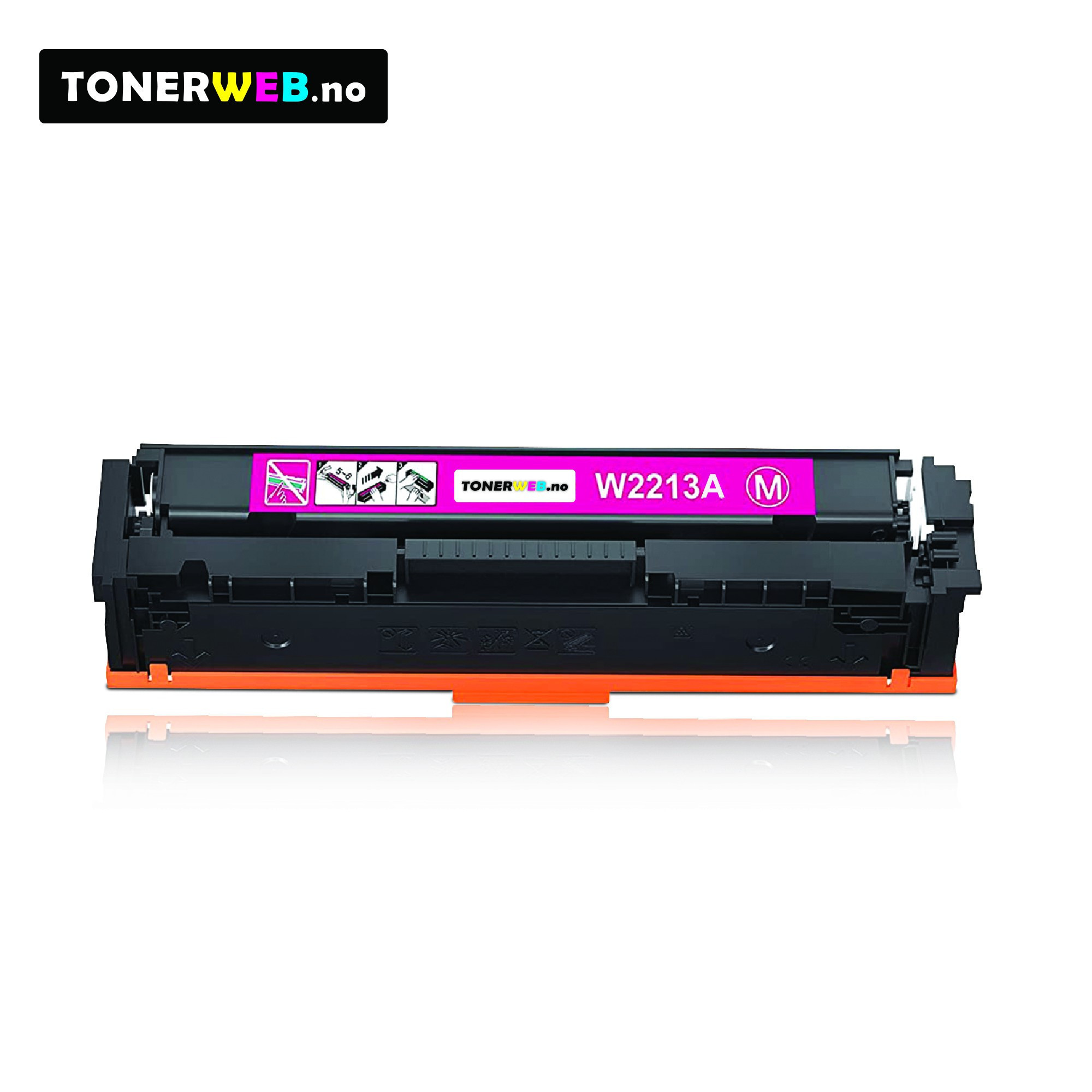 HP 207A M (magenta) toner 1250 sider - kompatibel