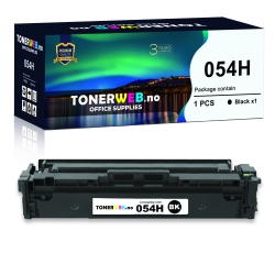 BildeCanon 054H BK (svart) toner 3100 sider - kompatibel
