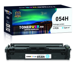 BildeCanon 054H C (cyan) toner 2300 sider - kompatibel