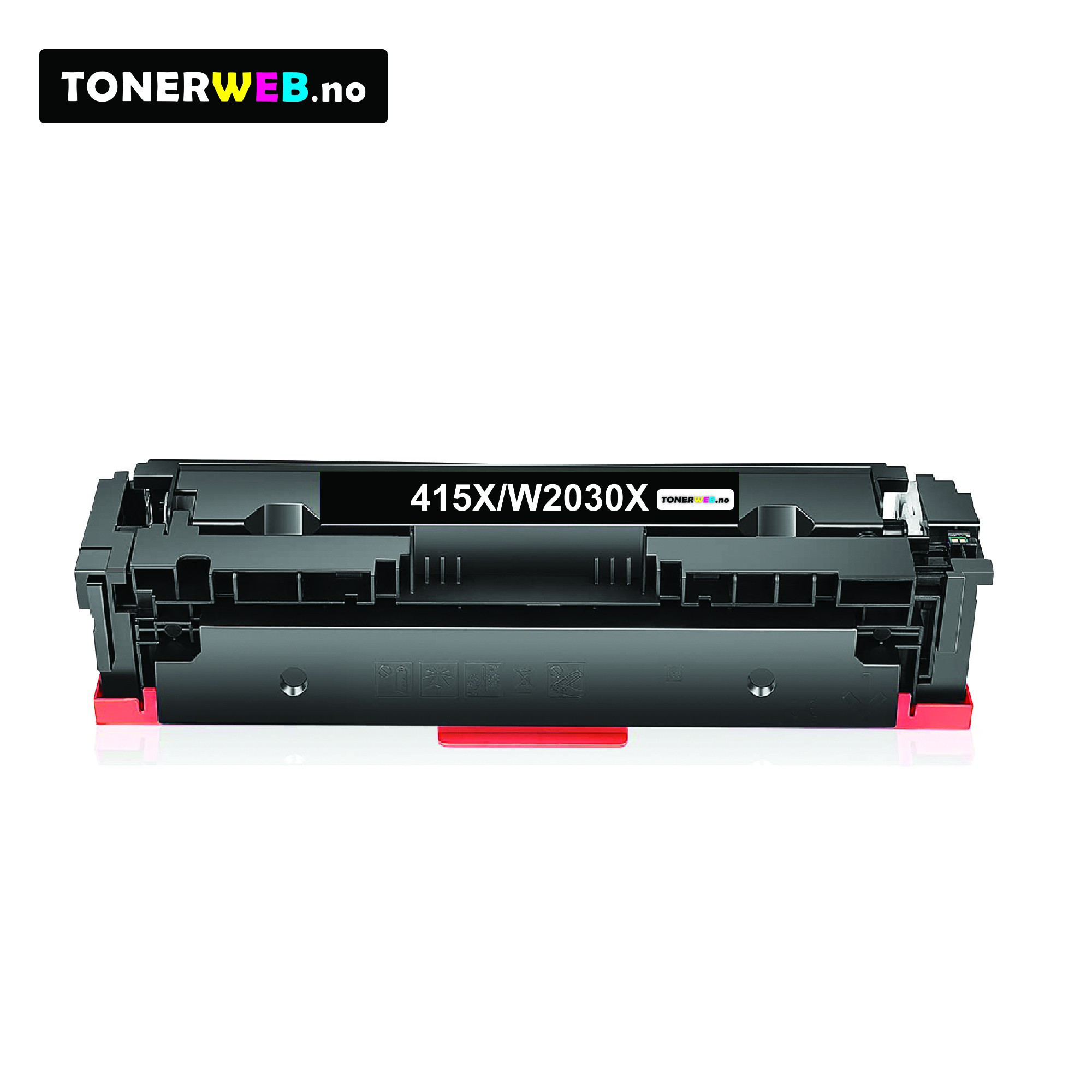 Tonerkassett, erstatter HP Toner Sort 415X (7500 sider) 