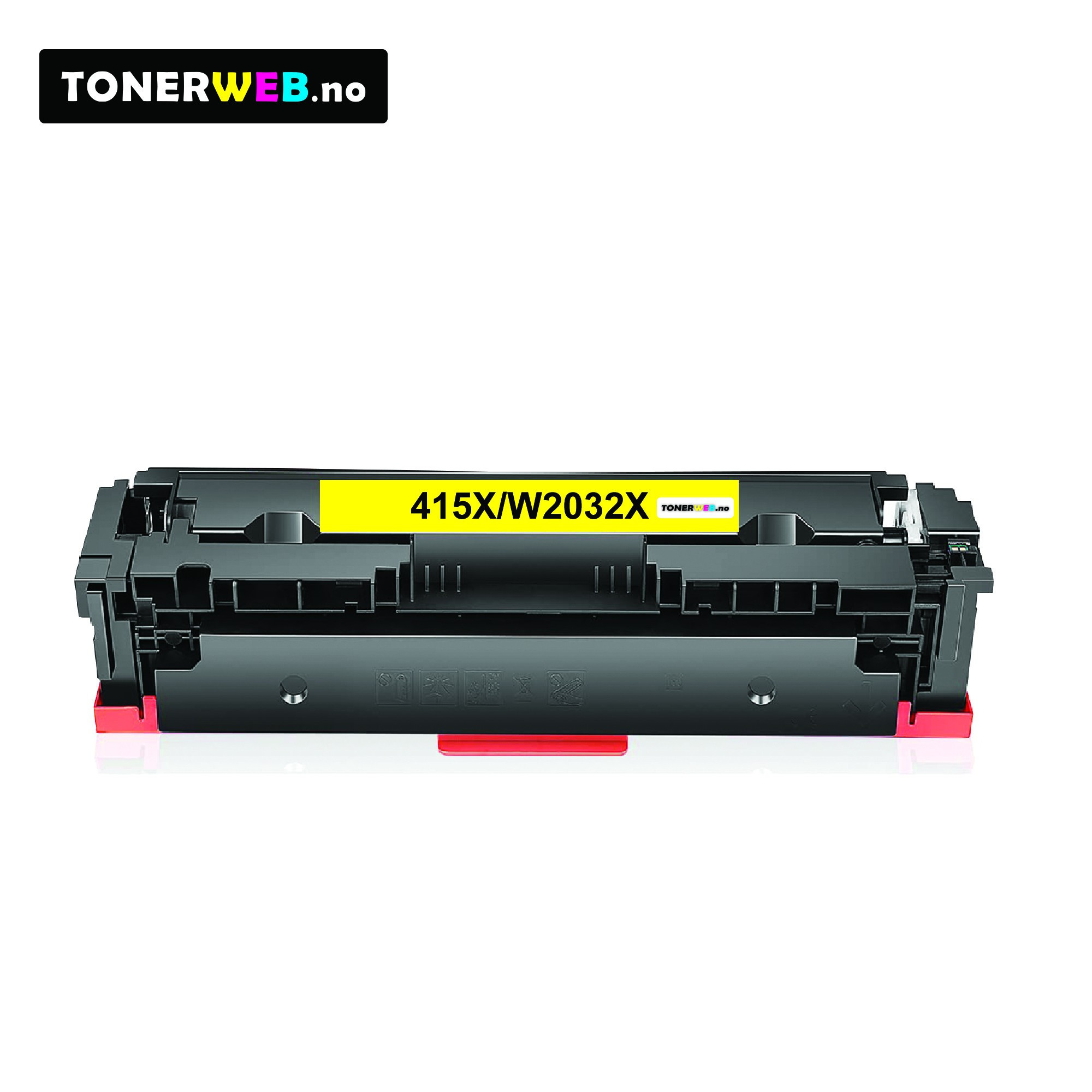 HP 415X Y (gul) toner 6000 sider - kompatibel