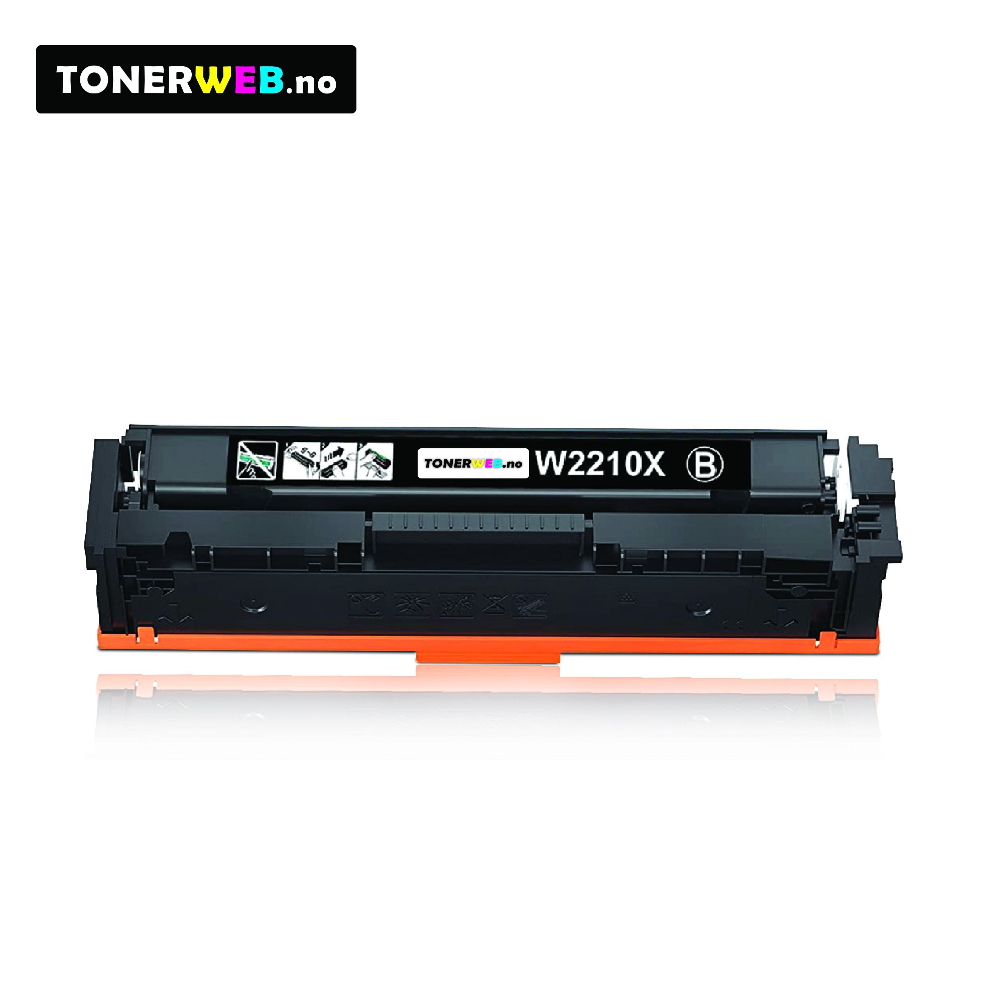 HP 207X BK (svart) toner 3150 sider - kompatibel