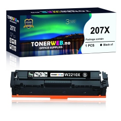 BildeHP 207X BK (svart) toner 3150 sider - kompatibel