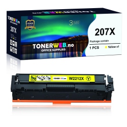 BildeHP 207X Y (gul) toner 2450 sider - kompatibel
