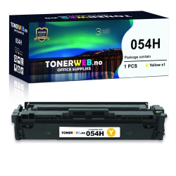 BildeCanon 054H Y (gul) toner 2300 sider - kompatibel