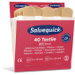 Plåster SALVEQUICK refill textil 40/fp