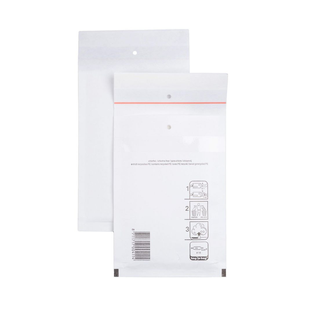 BildeBubbelpåse 11 100x165mm vit 200/fp