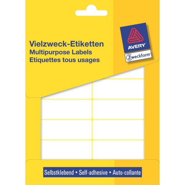 BildeEtikett AVERY handskriv 62x19mm 396/fp