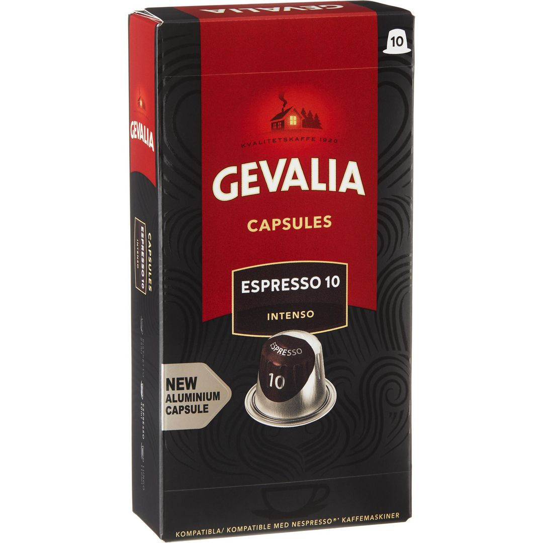 BildeKaffekapslar GEVALIA ESP INTENSO 10/fp