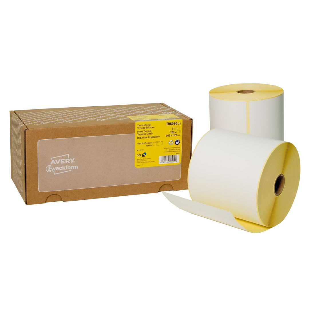 BildeEtikett AVERY 103x199mm 700/rl