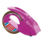 Tejphållare packtejp TESA Pack-n-Go rosa