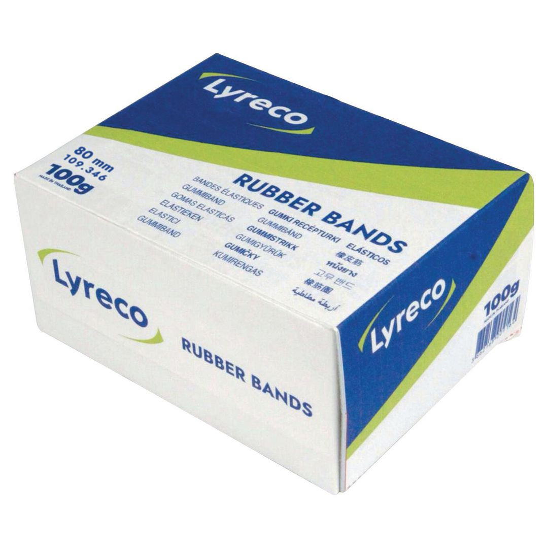 BildeGummiband LYRECO nr 18 80x2mm 100g