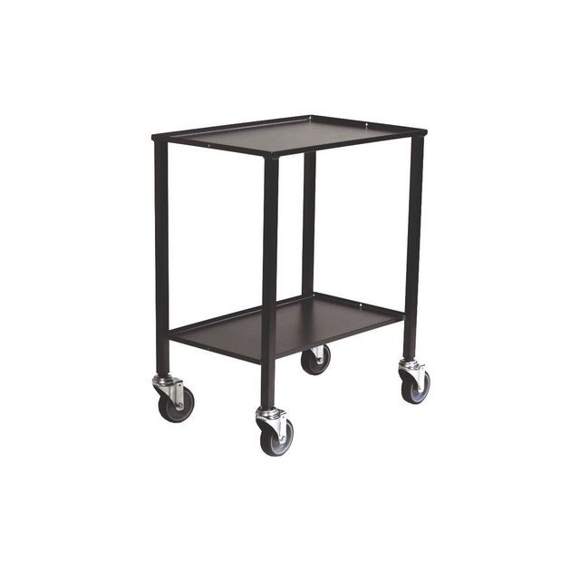 BildeRullbord 2 hyllplan antracitgrå