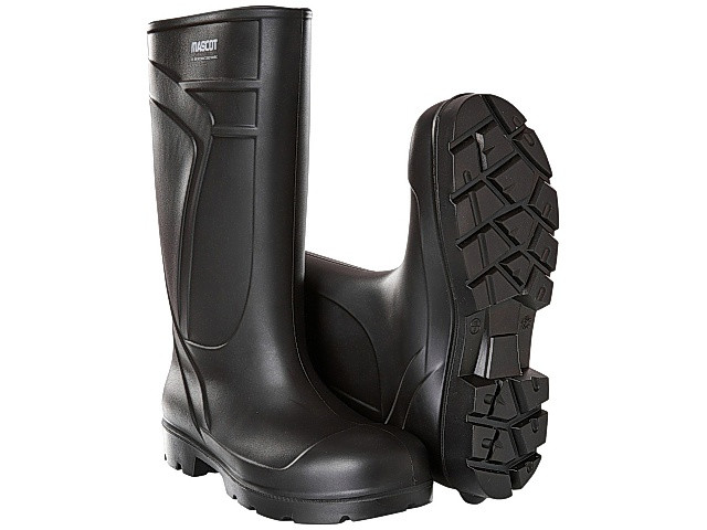 BildePU- Skyddsstövlar Svart 45