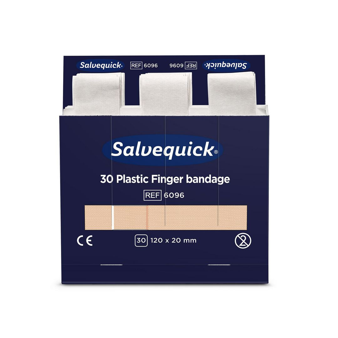 BildePlåster SALVEQUICK refill lång 30/fp