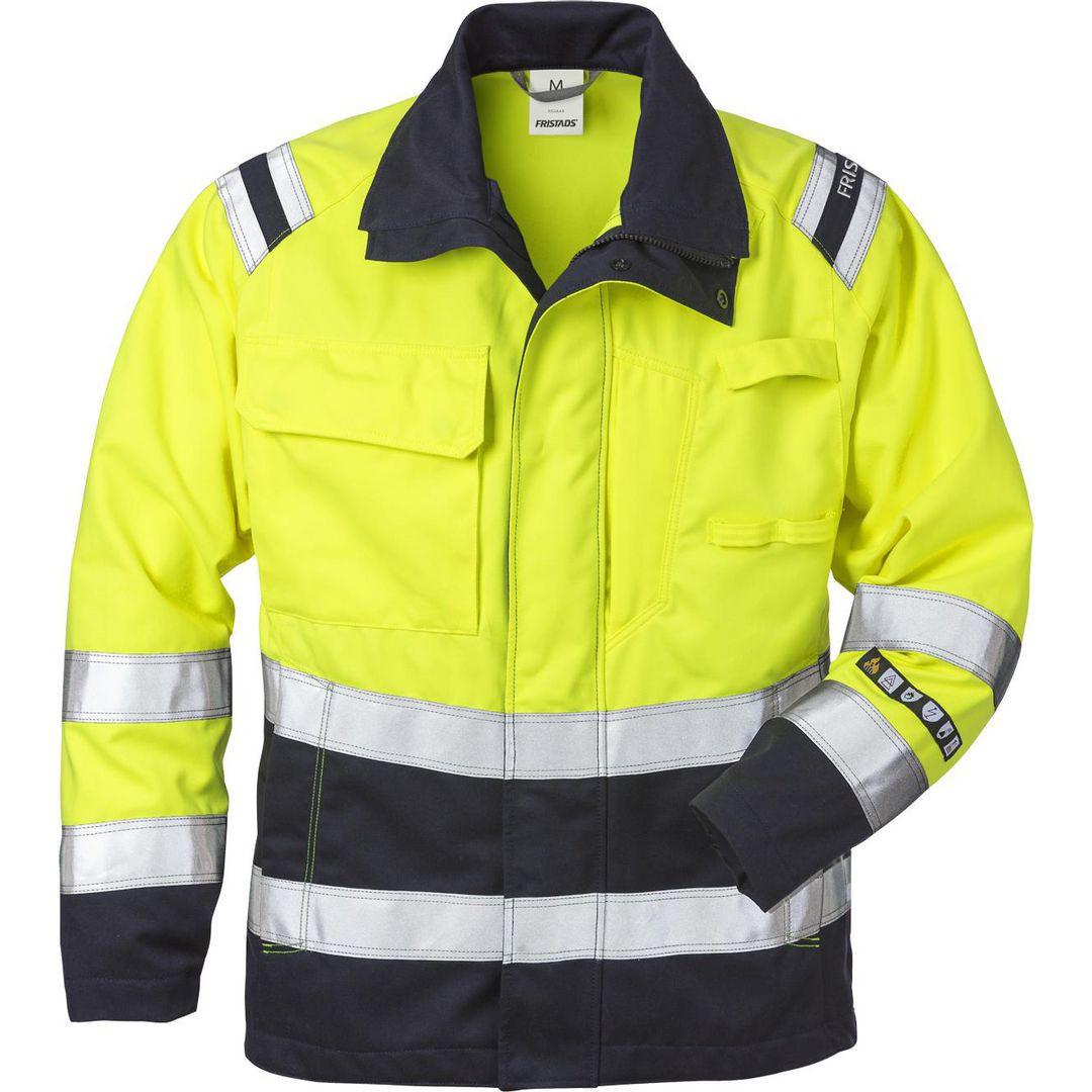 BildeJacka Flam 4275 Kl3 Dam Gul/Marin 2XL