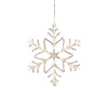 Snöflinga akryl 40cm vita LED