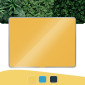Glastavla LEITZ Cosy gul 80x60cm