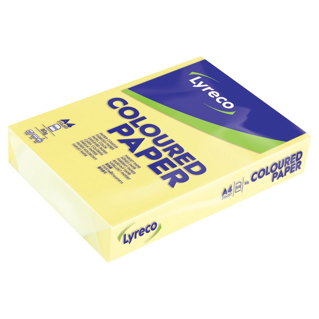 BildeKop.ppr LYRECO A4 80g kanariegul 500/fp