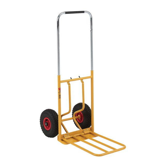 BildeBagagekärra luftgummihjul hopfällbar