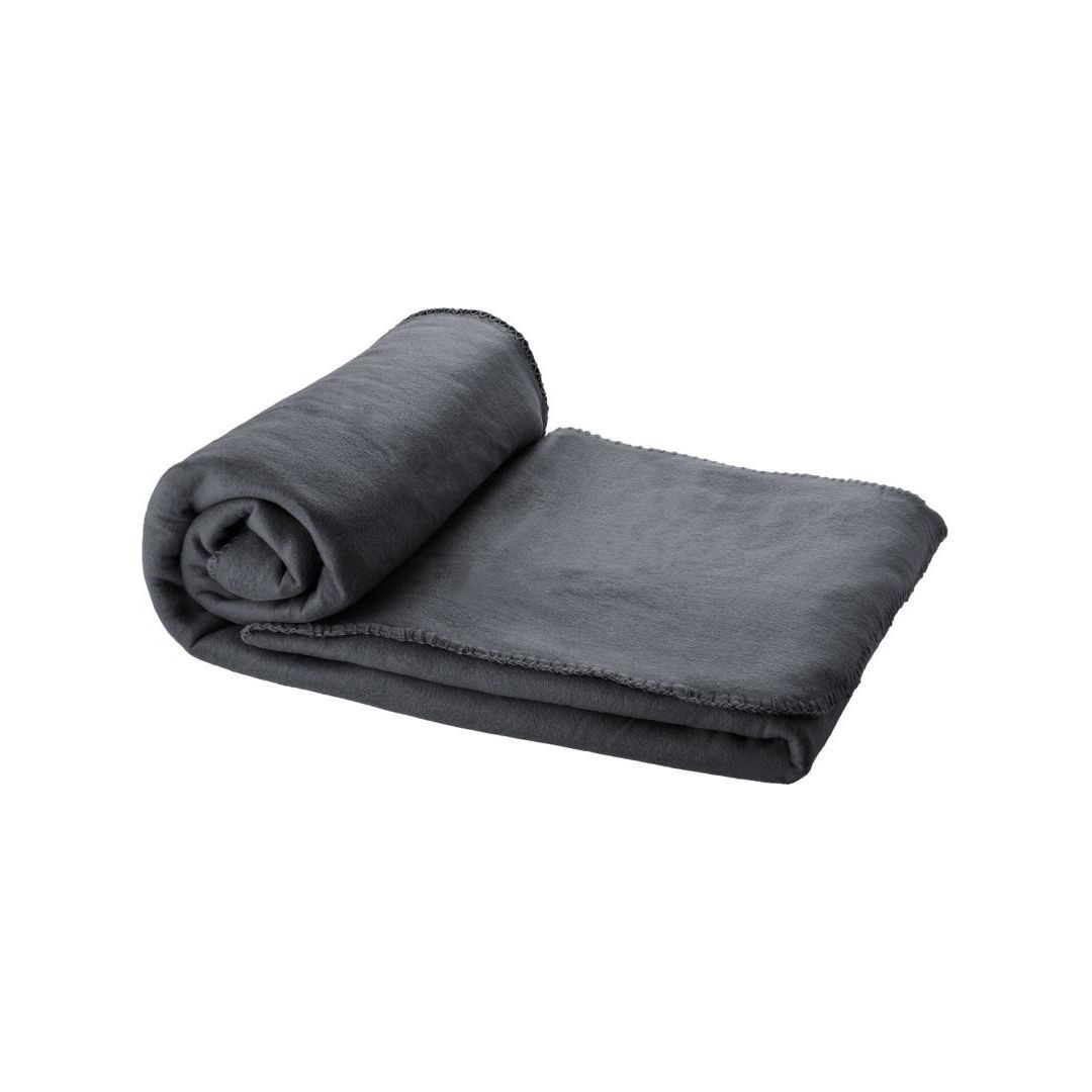 BildeFleecepläd Huggy I påse mörkgrå